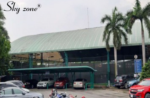 lắp đặt mái che tennis tole, nóc gió lấy ánh sáng chuyên nghiệp s